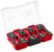 Original Einhell M-CASE 7-piece tile drill bit set (M14 for dry cutting with 7 mm diamond studding, long service life, coolant for small diameters incl. storage box)