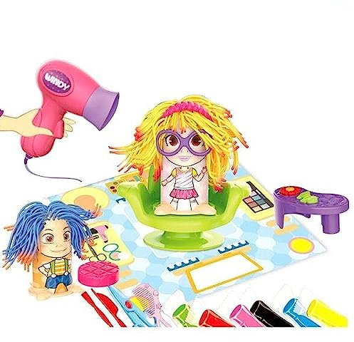 Verrückter Friseursalon Haarsalon Premium Knete Spielzeug ab 3 Jahre