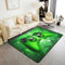 Homemissing Jeu Tapis de Salon 100x150cm Jeux Tapis Chambre Jeux décoration Tapis Gamepad intérieur Tapis Console de Jeu Moderne Contrôleur Vert Tapis d'extérieur