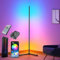 Sotipevs Corner Floor Lamp,60” Smart RGB LED Corner Lamp with App and Remote Control, Color Changing Ambience Light with Music Sync, Easy to Install, Lamp for Living Room Bedroom Gaming Room