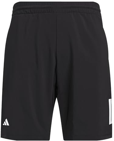 adidas Herren Club Tennis Climacool 3-Stripes Shorts, Black, XL 7 inch