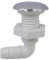 MSEURO Whirlpool-Luftdüse mit verdrehtem Bogen, Spa-Luftblasenstrahl mit Chrombeschichtung, Massagebadewanne, 29 mm Luftstrahl for das Gesicht Lucky