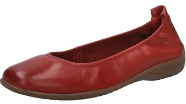 Josef Seibel Damen Klassische Ballerinas Fenja 01,Weite G (Normal),Freizeitschuhe,sportlich,Ballerinen,Halbschuhe,flach,Hibiscus,44 EU