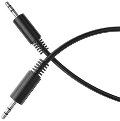 HDSupply Audio Kabel, 3,5mm Klinke auf 3,5mm Klinke, 1,50m, schwarz