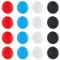 GORGECRAFT 1 Box 16Pcs 4 Colors Silicone Joycon Thumb Grip Caps Soft Rubber Joystick Caps Red Blue White Black Replacement Covers Compatible Round Button Caps for Controller Repair Accessories