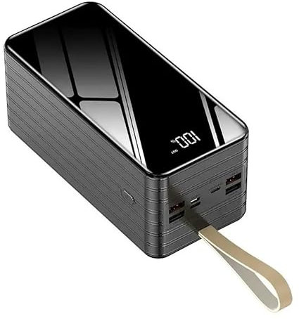 Power Bank 80000mAh de Alta Capacidade, Carregador Portátil com Carregamento Rápido USB-C, Múltiplas Saídas USB, Compatível com Smartphones, Laptops e Tablets – Ideal para Viagens e Emergências