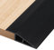 1M Rampe Seuil de Porte Adhesif 15mm-20mm(H), Barre de Seuil Rattrapage PVC Bandes de Transition Sol Rampe de Seuil, Noir(Deux Côtés Adhésifs)