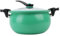 Mini Pressure Cooker Large Capacity Fast Heating Pressure Pot with Lock Handles Non-stick Small Cooker Micro Stockpot for Gas Induction Electric Stoves Green