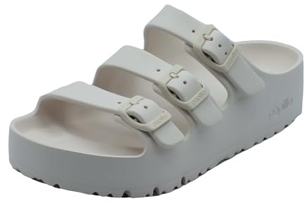 Birkenstock Damen - Sandaletten Florida III Eva in beige High-Tech