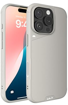 Mous für iPhone 16 Pro Hülle Kompatibel mit MagSafe mit Kamerasteuerung, Limitless Sand