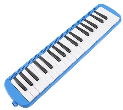 KIMISS Melodica 37 Tasten Keyboard Blasmusikinstrument für Anfänger, Professionelles Training, Hochleistungs-Musikinstrumente (BLUE)