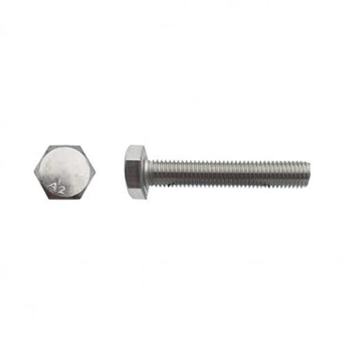 Vis tête hexagonale totalement filetée Inox A2-12 x 60 mm- Vendu par 100