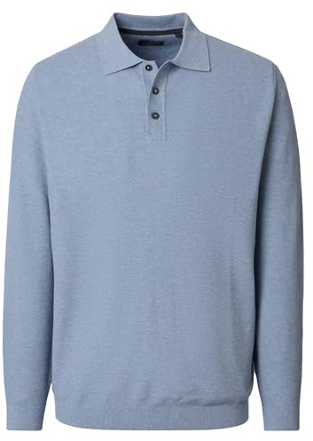 CASAMODA Polo-Shirt Langarm Uni