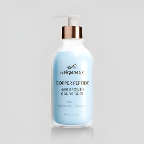 Hairgenetix Kupferpeptid Haarwachstum Conditioner - mit GHK-Cu Kosmetikwirkstoff - Tiefe Haarpflege - Anti Bruch und Haarausfall - Alle Haartypen - 300ml