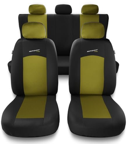 Mossa - Universal Sitzbezüge Auto kompatibel mit Skoda Fabia I, II, III, IV (1999- ) - Autositzbezüge Schonbezüge für Autositze - S-Y