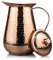 Kosdeg Copper Pitcher With Lid - - 68 Oz - Drink More Water, Lower Your Sugar Intake And Enjoy The Health Benefits - Pure Copper Handmade Hammered Jug, The Best Bedside Carafe - Heavy Gauge