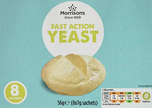 Morrisons Fast Action Yeast, 56 g, Pack of 10