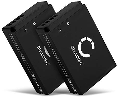 CELLONIC, Battery for Camera compatible with Canon PowerShot SX70 HS, EOS M50, LP-E12 (7.4V, 820mAh) 2 Pieces