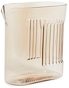 Areaware Ridge Kitchen Pitcher - Carafe en verre - Visibility (fumé)