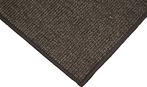 Teppich Janning Sisalteppich umkettelt Kaffee 100% Sisal braun gekettelt - Verschiedene Größen (70 x 140 cm)