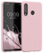 kwmobile Custodia Compatibile con Huawei P30 Lite Cover - Back Case per Smartphone in Silicone TPU - Protezione Gommata - rosa vintage