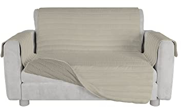 MB HOME Rutschfester Sofa Schonbezug Cozy, Creme, Zweisitzer