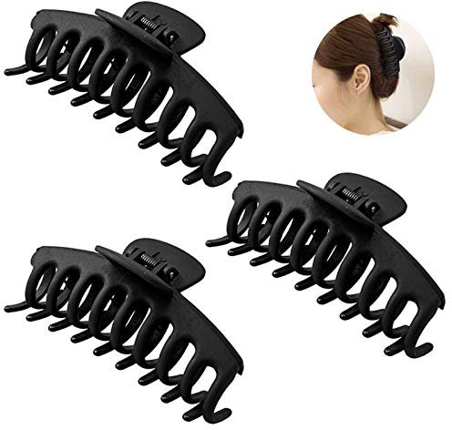 Clip de Garra 3 Piezas, Pinza Pelo Grande, Pinzas para El Cabello para Niñas, Pinzas Pelo Mujer, Pinzas para El Cabello para Mujeres, Garra Clip Grip, Pinzas para el Pelo