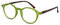 Filtral Runde Lesebrille/Moderne Lesehilfe aus recyceltem Kunststoff für Damen & Herren/Grün-havanna, +2,00 dpt., F4565220