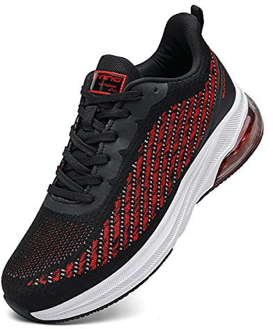 frysen Zapatillas de Running Hombre Mujer Deportivas Zapatos Hombre para Tenis Correr Gimnasio Deportivas Casual 44EU RedBlack