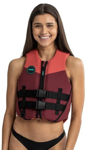 Jobe Womens 50n Neopren Neoprenanzug Wassersport Wasserski Jetski Wakeboarding Safety Impact Vest - Top - Rose Pink
