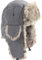 Ciamlir Russische Mütze Wintermütze Warm Halten Unisex Winter Trapper Aviator Trooper Ohrenklappe Russische Ski-Ushanka-Mütze Bomber Kunstpelzmützen, Grau, 50-60 cm
