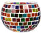 Mosaik Glas Kerzenhalter Romantische Stabkerzenhalter Halter Windlicht Mosaikglas Kugel FüR Wohnzimmer Schlafzimmer