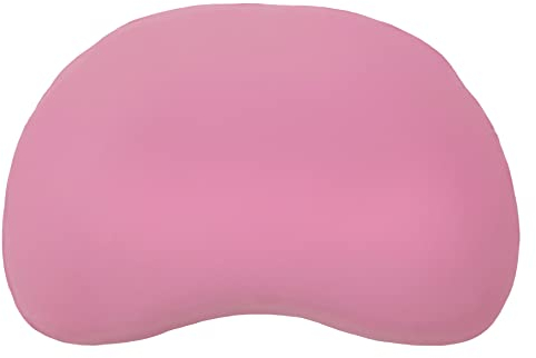 Edda Lux Bezug passend für Tempur Curve S (61 x 40 x 9,5 cm) und M (61 x 40 x 11 cm) Schlafkissen, formbeständiger Jersey Kissenbezug, aus 100% Baumwolle, in Flamingo