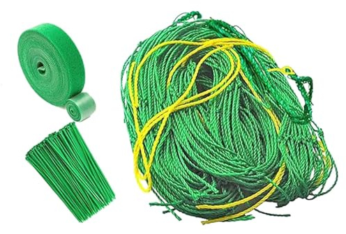 Uozonit Pflanzen Ranknetz - Weiche Rankgitter Netz Rolle Garten Pflanzenunterstützung - Outdoor Growing Net Garten Rankgitter Gewächshaus Zubehör Garten Pflanznetz für Gartenarbeit