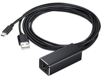 Artibetter Conecte TV Stick y Router Adaptador Ethernet Tarjeta De Micro USB Rápida y Estable