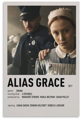 TULAOJI Poster, Motiv: Alias Grace Show, modernes Poster, Dekoration für Zuhause, Schlafzimmer, ungerahmt, 20 x 30 cm
