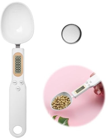 Cuillère Doseuse Digital 500g / 0,1g, Cuillere Mesure Gramme Balance Digitale, Cuillère Mesure Multifonctionnelle pour Cuisine, Les Médicaments, Aliments pour Animaux