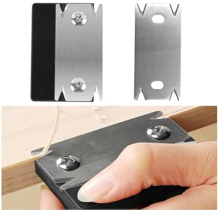 HhBdy Edge Banding Trimmer Black Portable Manual Wood Trimmer with Blade Stainless Steel Blade Veneer Edge Trimmer Wood Plane Used to Treat Burrs on Abs PVC and Wood Veneers