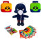 Brawl-Stars Mega Box Set 96 carte, 2 personaggi, Mascotte (Crow)