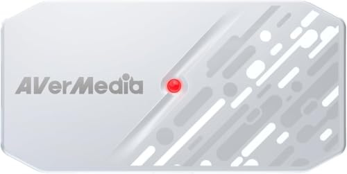 AVerMedia CamStream 4K60 HDMI 4K Capture Card für DSLR, Camcorder & Action-Cam – HDR10 & RGB24 Unkomprimiertes Video, Geringe Latenz für Live-Streaming, OBS, Twitch, Windows/Mac BU113G2 Weiß