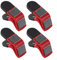 4Pcs Paint Brush Holder Clip, Magnetic Brush Clip Paint Can Opener for Holding Brush for Painter Builder Home DIY (Red)