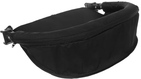 Kinderwagen Fußstützenverlängerung für Kinderwagenzubehör, Schwarz | Allgemein Passend für Buggys und Kombiwagen, Abnehmbar, Stoffausführung, mit Sicherheitsbügel Design