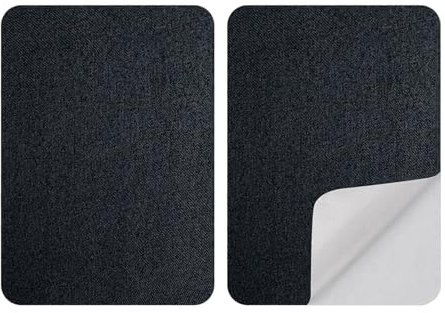 2PCS Self-Adhesive Fabric Repair Patch：Coarse Linen Patches Kit- Large Linen Fabric Repair Tape for Sofas, Furniture, Bags, Tents, Car Seats