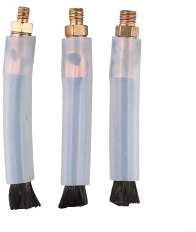 3-teiliges Reinigungsbürsten-Set für Perücke, MIG, Kohlefaser, M6, M8, M10, Schweißnaht, Beizen und Säurepeeling, Verwendung mit Beizen für Edelstahl-Schweißreinigung