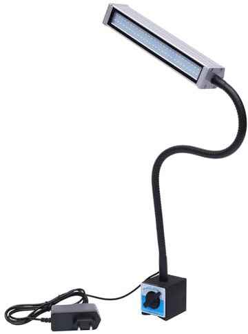 Magnetische LED Drehmaschine Lampe Maschinenlampe mit Magnetfuß 10W 1200 Lumen Flexibel Wasserdicht Arm Drehmaschine Lampe für Nähmaschine Drehbank Fräsen Bohrmaschine Industrielle Beleuchtung