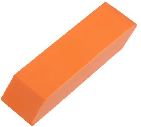 Adorainbow Reusable Rubber Limescale Remover Tool for Stoves and Metal Pots, Easy to Wash for Daily Cleaning Use, Orange Cleaning Accessory for Kitchen and Household