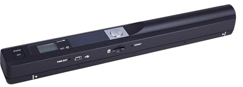 Bärbar handhållen stavskanner, iScan, 900 DPI hög upplösning, A4-dokument, foto, bokskanner, JPEG PDF-format, med 16 GB minneskort, lätt design för kontor och hemmabruk