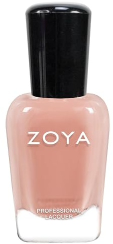 ZOYA Cathy Nail Polish, Light Pinky Nude Cream Polish, Neutral-Tone Naturel Collection Soft Beauty Color, Long-Wear Big10Free Vegan, 0.5 fl oz