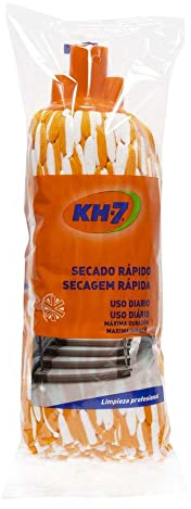 Kh7 Fregona Secado rápido Microfibra, Multicolor, 7x5x15cm