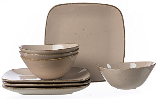 Ritzenhoff & Breker Tafelservice Casa, 8-teilig, Tafelservice, Nougat, 33 x 33 x 18 cm